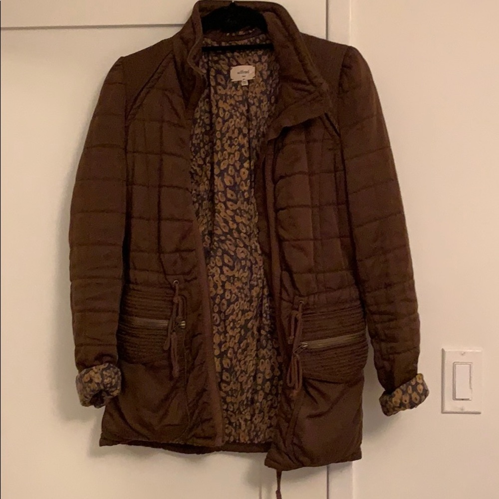 Wilfred Coat Olive Green Size 2